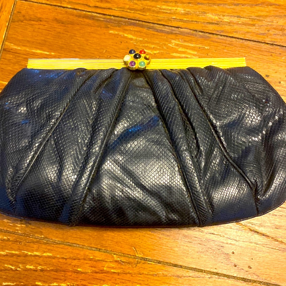 Vintage Judith Leiber jeweled cluth